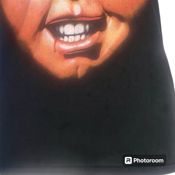 Chucky Childs Play Wanna Play 1988 VHS Cover Image Vintage T-Shirt Small - Picture 9 of 9
